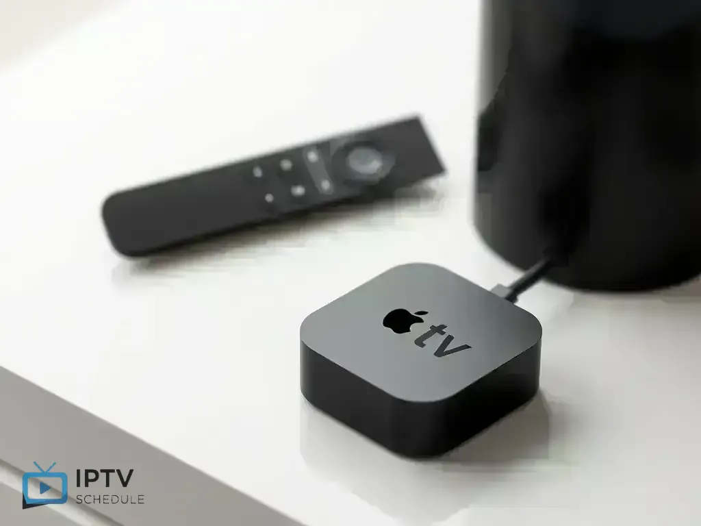 Apple TV 4K device with Siri remote
